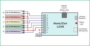 HomLiCon LCH5 wiring diagram
